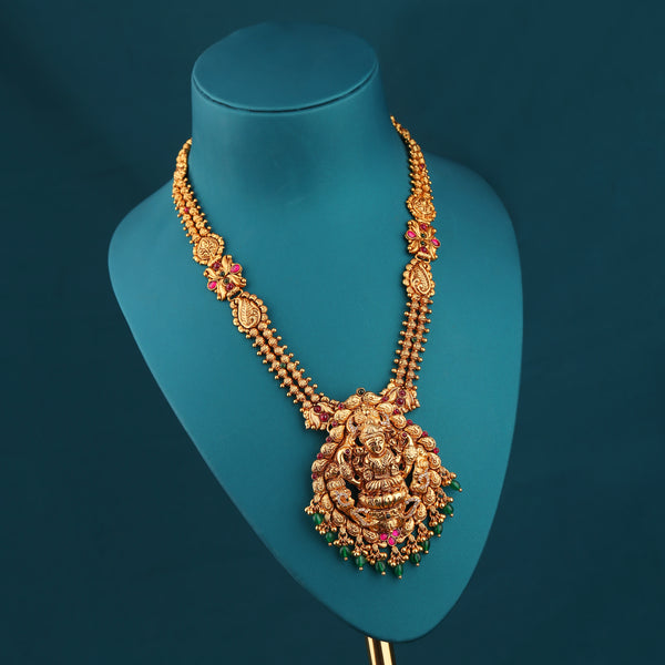 Traditional-Nagas-Antique-Haaram-Colourful-Stones-and-Beads