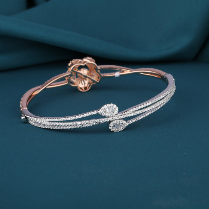 Aglow-two-tone-rose-gold-Silver-bracelet