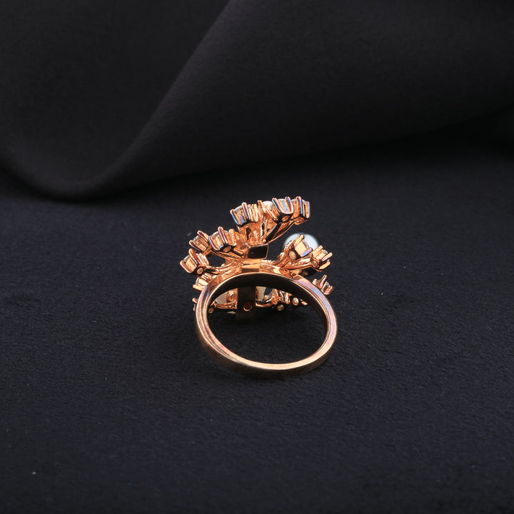 White-Stoned-Flower-Designed-Silver-Garland-Rings