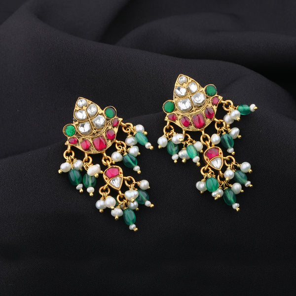 Terza-Gold-plated-Silver-Earrings